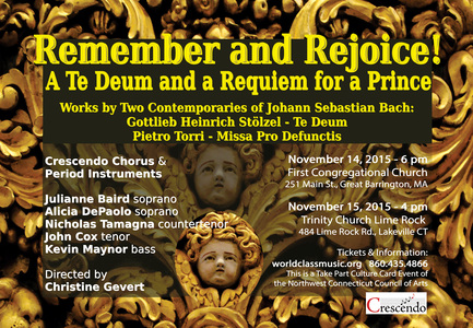Remember and Rejoice! A Te Deum and a Requiem for a Prince.