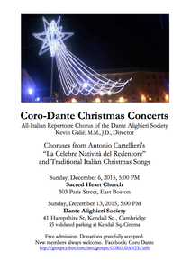 Coro Dante Christmas Concert