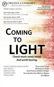 Coming to Light: Choral music no longer obscure