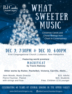 What Sweeter Music: Christmas Carols and Choral Settings from Chant to Contemporary