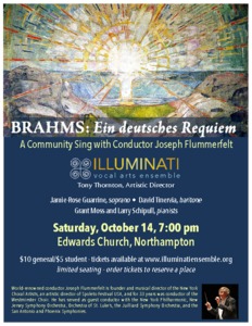 Brahms Requiem Sing with Joseph Flummerfelt