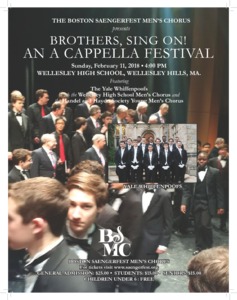 Brothers Sing on! An A Cappella Festival
