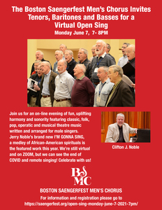Virtual Open Sing for Tenors, Baritones and Basses
