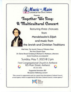 Together We Sing: A Multicultural Concert