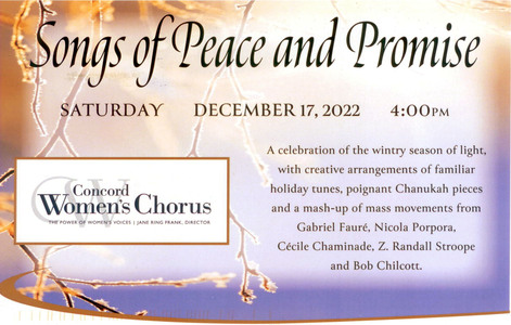 Songs of Peace and Promise