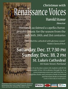 Renaissance Voices Christmas Concert