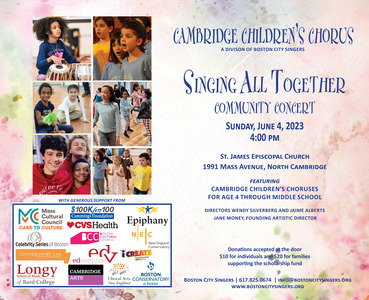 Singing All Together - A Concert for Families and the Community