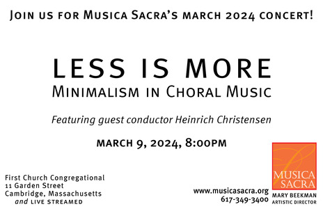 Less is More: Minimalism in Choral Music