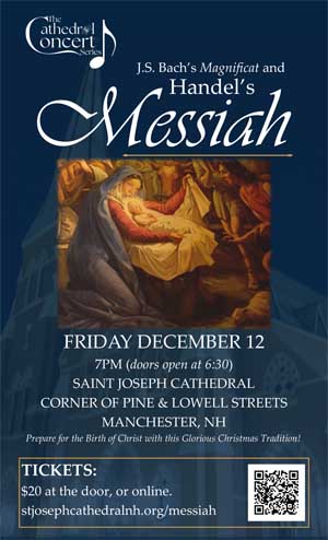 J.S. Bach and Christmas portion of Handel's Messiah