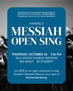 Messiah Open Sing