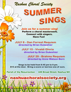 Nashua Choral Summer Sings