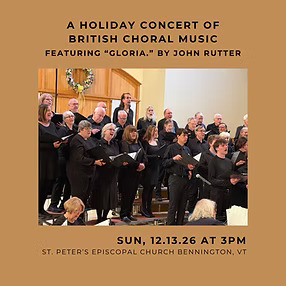 A Holiday Concert of British Choral Music