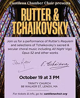 Rutter and Tchaikovsky