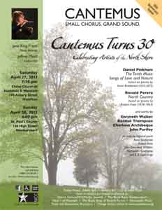 Cantemus Turns 30: Celebrating Artists of the North Shore