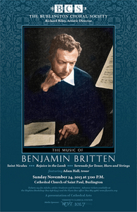 Benjamin Britten Centenary Choral Concert