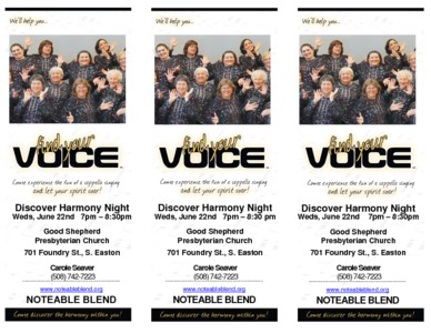 Discover Harmony Guest Night