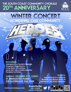 Winter Concert, Honoring Our Community Heroes