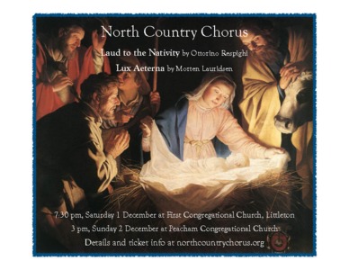 North Country Chorus presents Fall Concerts