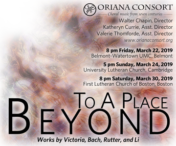 To a Place Beyond: Four dissimilar choral works; same journey
