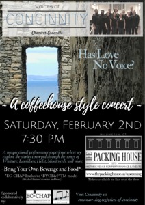 Coffeehouse concert: songs and stories from 