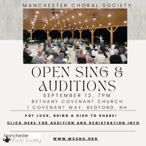 Open Sing &amp; Auditions