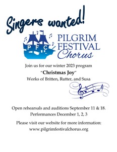 Sing with Pilgrim Festival Chorus - Open Rehearsals
