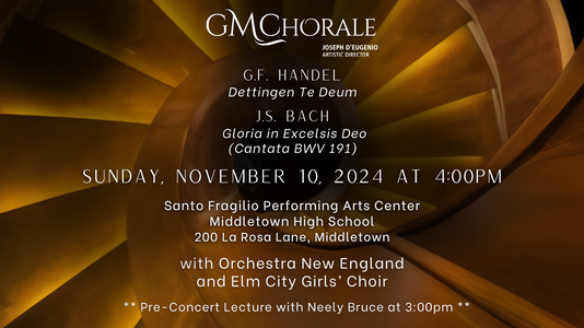 Fall Concert, including Handel's Dettingen Te Deum