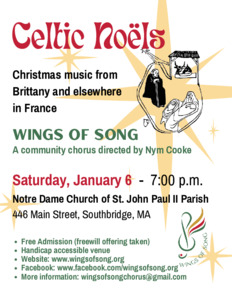 Celtic Noëls, Christmas pieces from Brittany and elseware in France