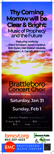 Thy Coming Morrow Will Be Clear and Bright: Music of Prophecy and the Future