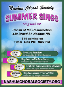 Summer Sing: Mozart Requiem