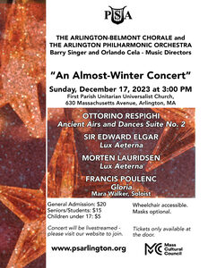An Almost-Winter Concert