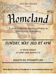 Homeland – West Bay Chorale Spring Concert
