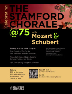 Mozart &amp; Schubert - 75th Anniversary Concert