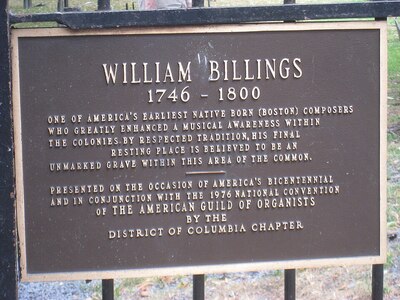 A Walk with William Billings
