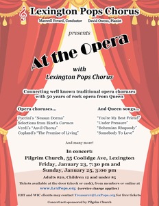 At the Opera with Lexington Pops Chorus