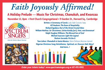 Faith Joyously Affirmed! A Holiday Prelude