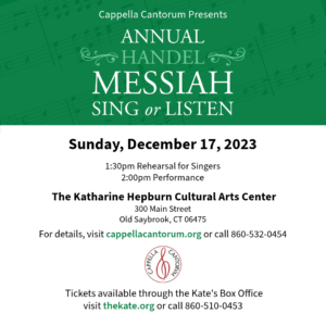 Annual Messiah Sing/Listen