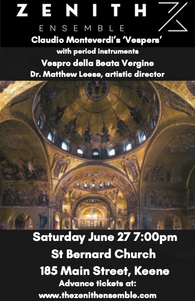 Monteverdi Vespers with period instruments