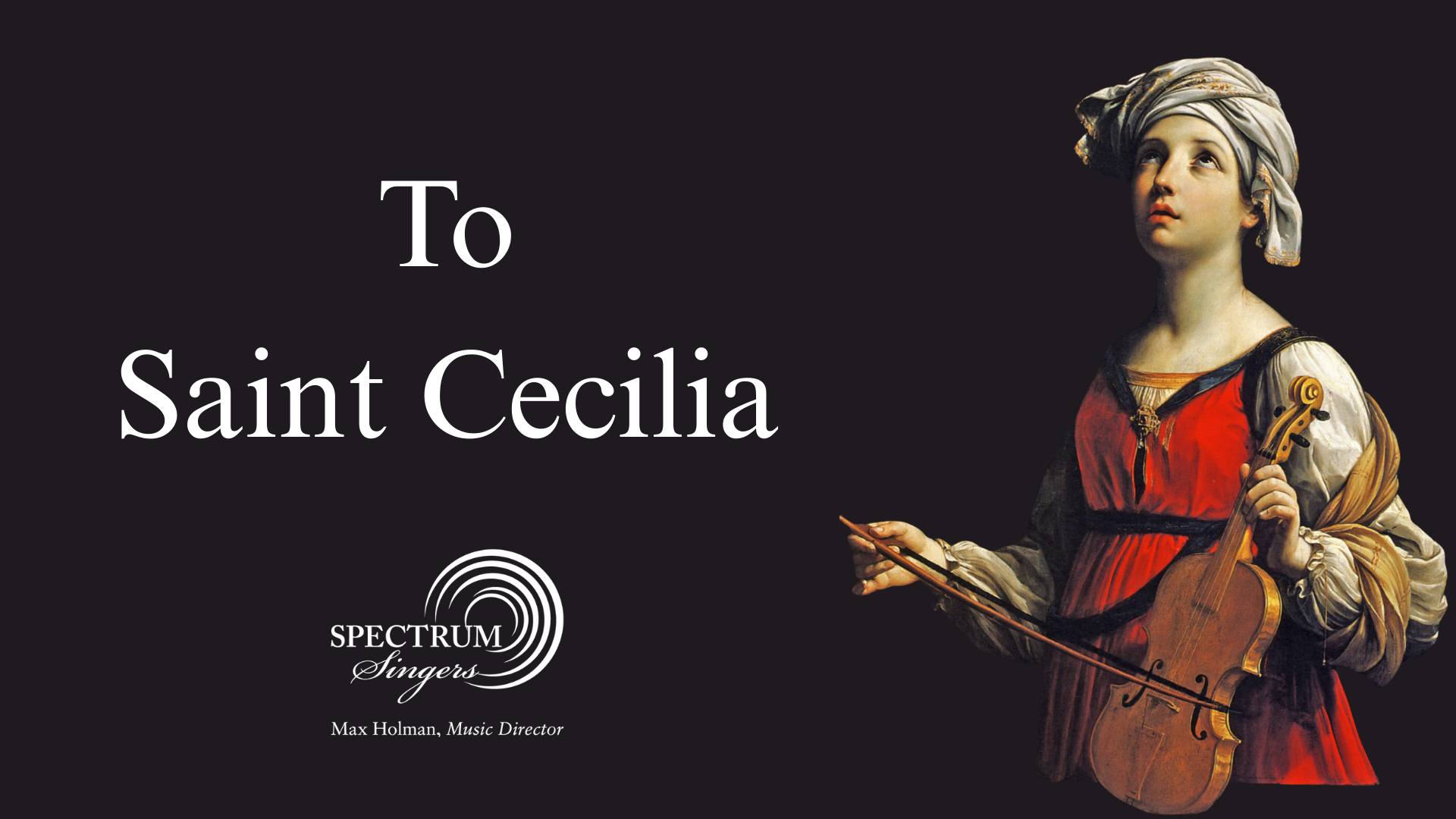 To Saint Cecilia